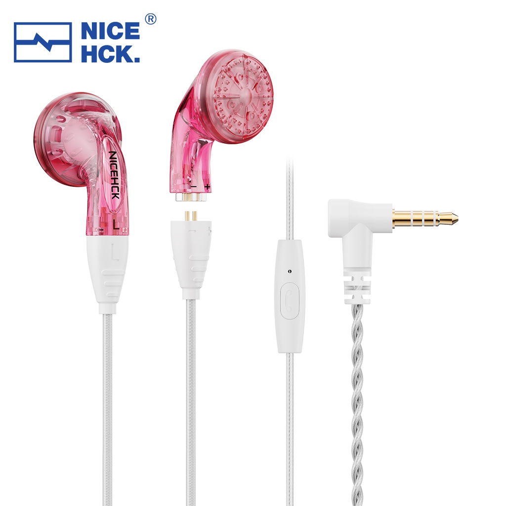 Nicehck YDX HiFi หูฟังอินเอียร์ ไดนามิก 14.8 มม. 0.78 2Pin ถอดออกได้ สําหรับเล่นเกม IEM