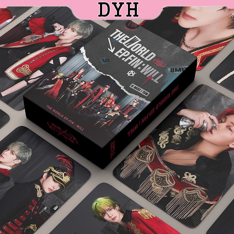 Dyh โปสการ์ดอัลบั้ม ATEEZ THE WORLD EP.FIN : WILL KPOP LOMO 55 ชิ้น