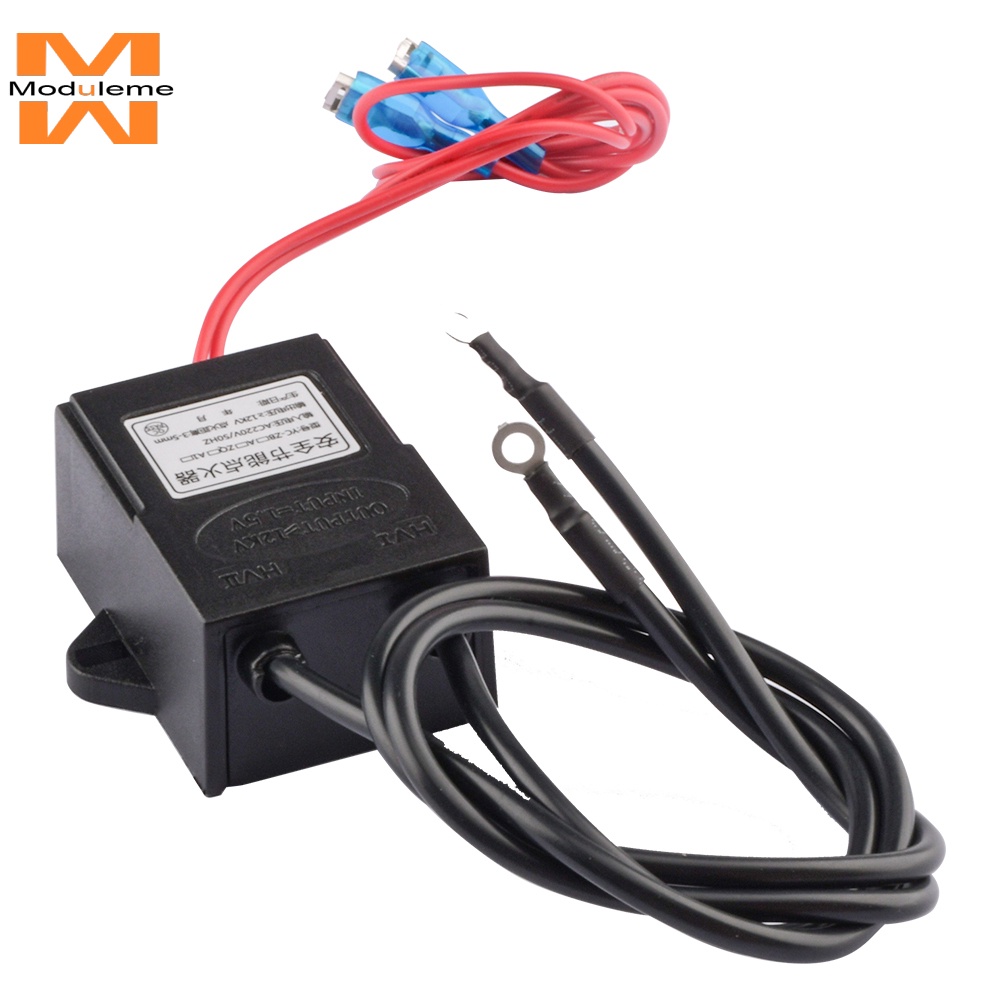 โมดูลคอยล์จุดระเบิด AC 220V เป็น 15KV 1A-2A แรงดันสูง