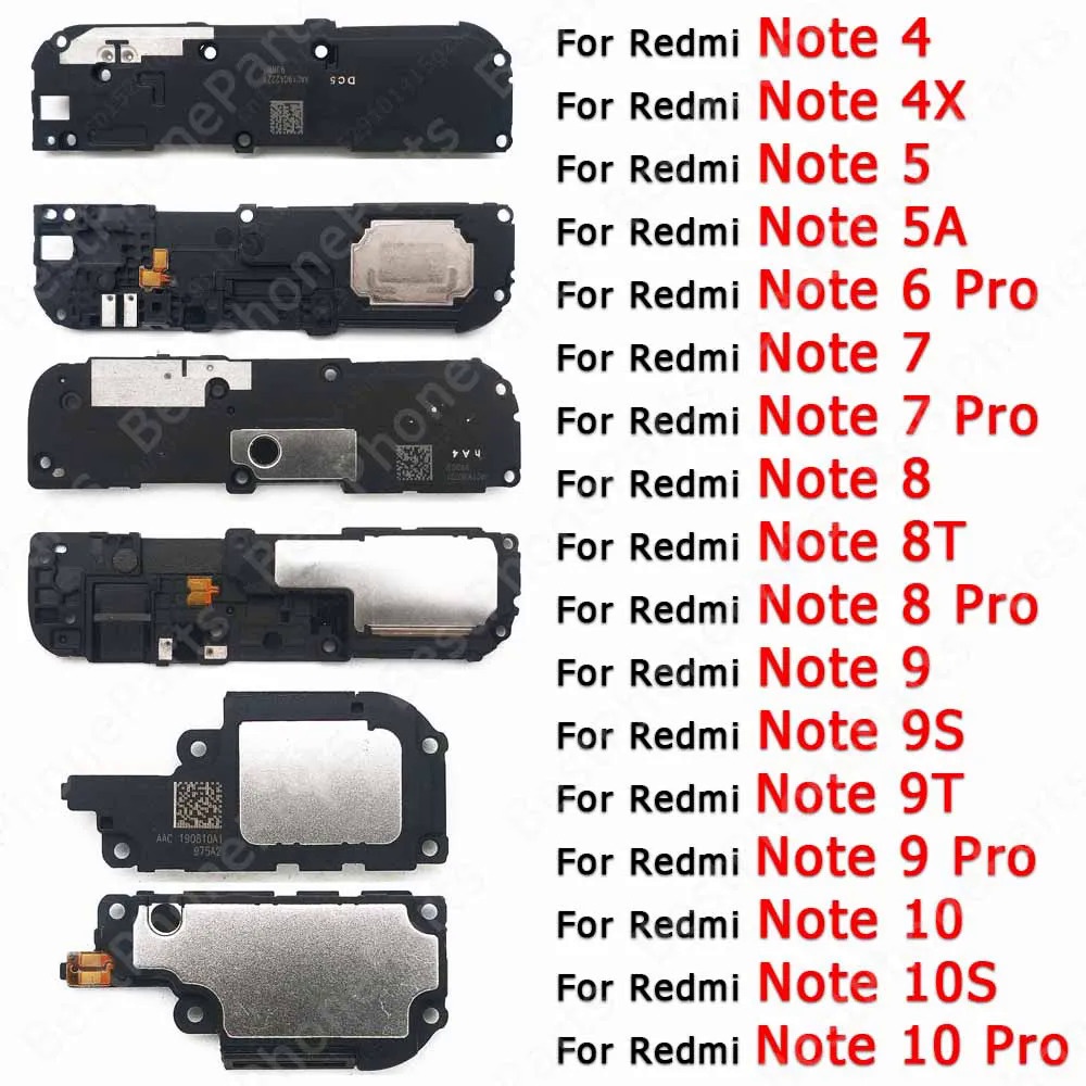 โมดูลบัซเซอร์ลําโพง สําหรับ Xiaomi Redmi Note 10 Pro 10S 9 9S 9T 8 8T 7 6 5 5A 4 4X