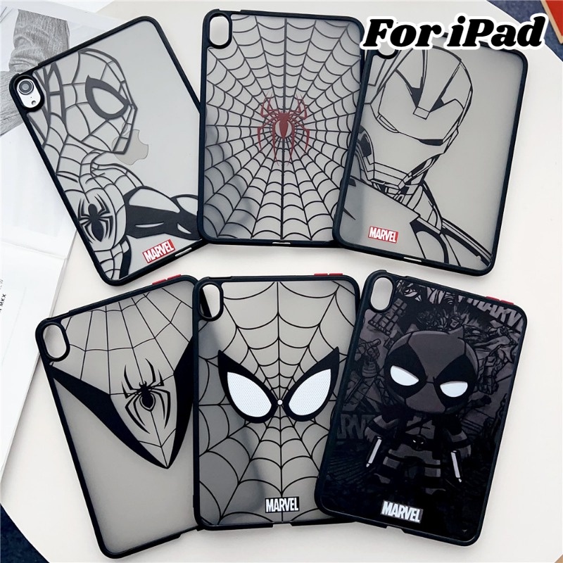 Marvel Spider Man สําหรับ iPad Mini 7 1 2 3 4 Mini 7 5 Mini 7 6/iPad 5th 6th 9.7 "2017 2018/iPad Air 2 กันกระแทก Heavy Duty Clear TPU บางกลับซิลิโคนกรณี