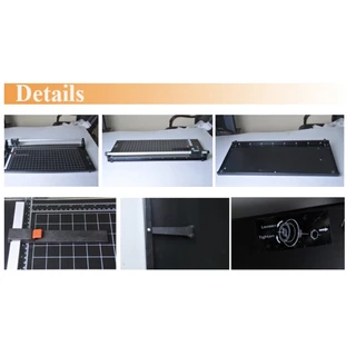 แท่นตัดกระดาษโรตารี่อย่างดี เครื่องตัดกระดาษ 24Inch(61cm) Manual Precision Rotary Paper Trimmer Sharp Photo Cutter