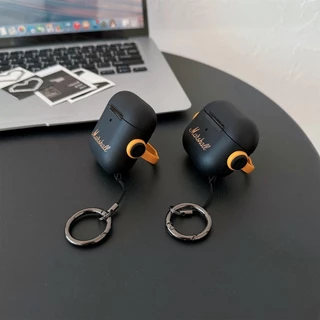 Marshal พร้อมตัวยึดล็อคปลอกเชลล์สําหรับ AIRPODS 4 ANC PRO 1/2/3 เคสป้องกัน