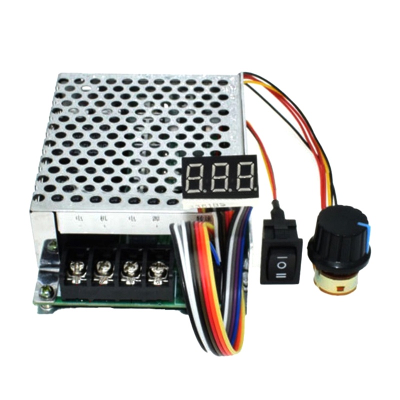 PCF* 10-55V Input Brushed Engine Speed Regulator พร้อม Display Motor Control Board