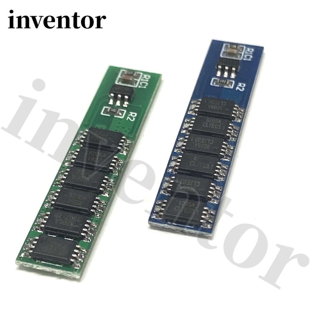 บอร์ดป้องกันแบตเตอรี่ลิเธียมเหล็ก ฟอสเฟต 12A 1S 3.2V 3.7V LiFePO4 6MOS 18650 1 ชิ้น