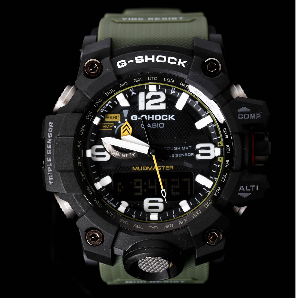 (ยิงจริง) ของแท้ GWG-1000 MUDMASTER Casio G-Shock นาฬิกาข้อมือ กีฬา จากต่างประเทศ