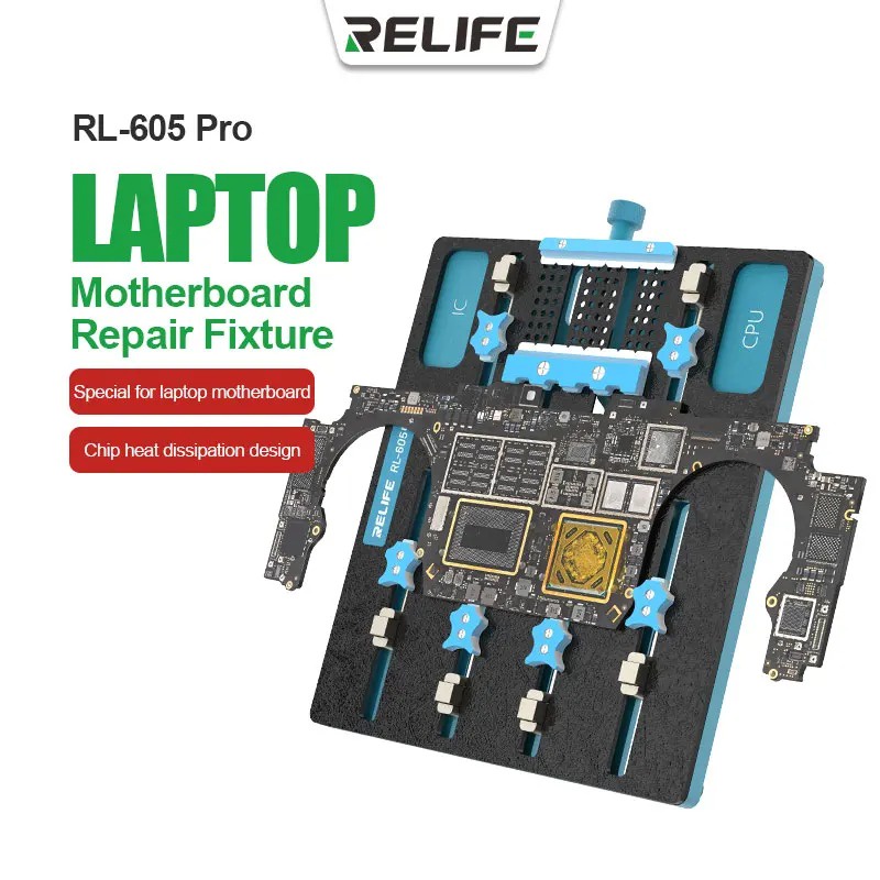 ใหม่ RELIFE RL-605 Pro เมนบอร์ดชิปซ่อมแซมแล็ปท็อป หมุนได้ สําหรับเมนบอร์ดซ่อมแซมชิป