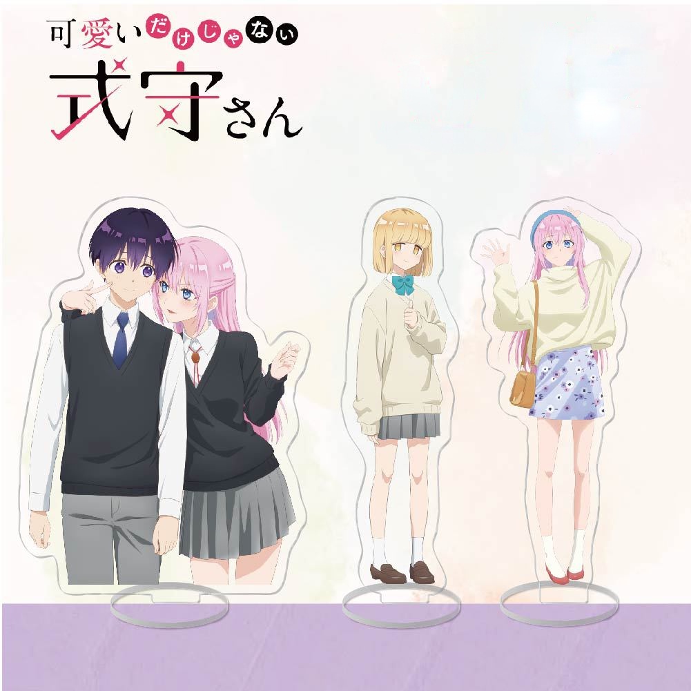 อะนิเมะ Shikori ไม่ใช่ Just A Cutie อะคริลิคชุดแผ่น Shikori Izumi Hachimitsu Yui Kawaii ตัวเลขยืน