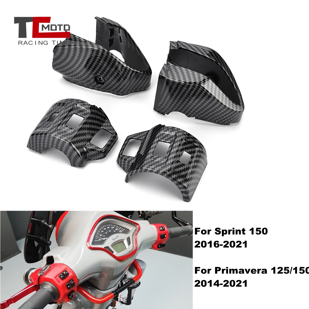 ฝาครอบสวิตช์ควบคุมมือจับ สําหรับ Vespa Sprint Primavera 150 125 2014-2021 Sprint 150