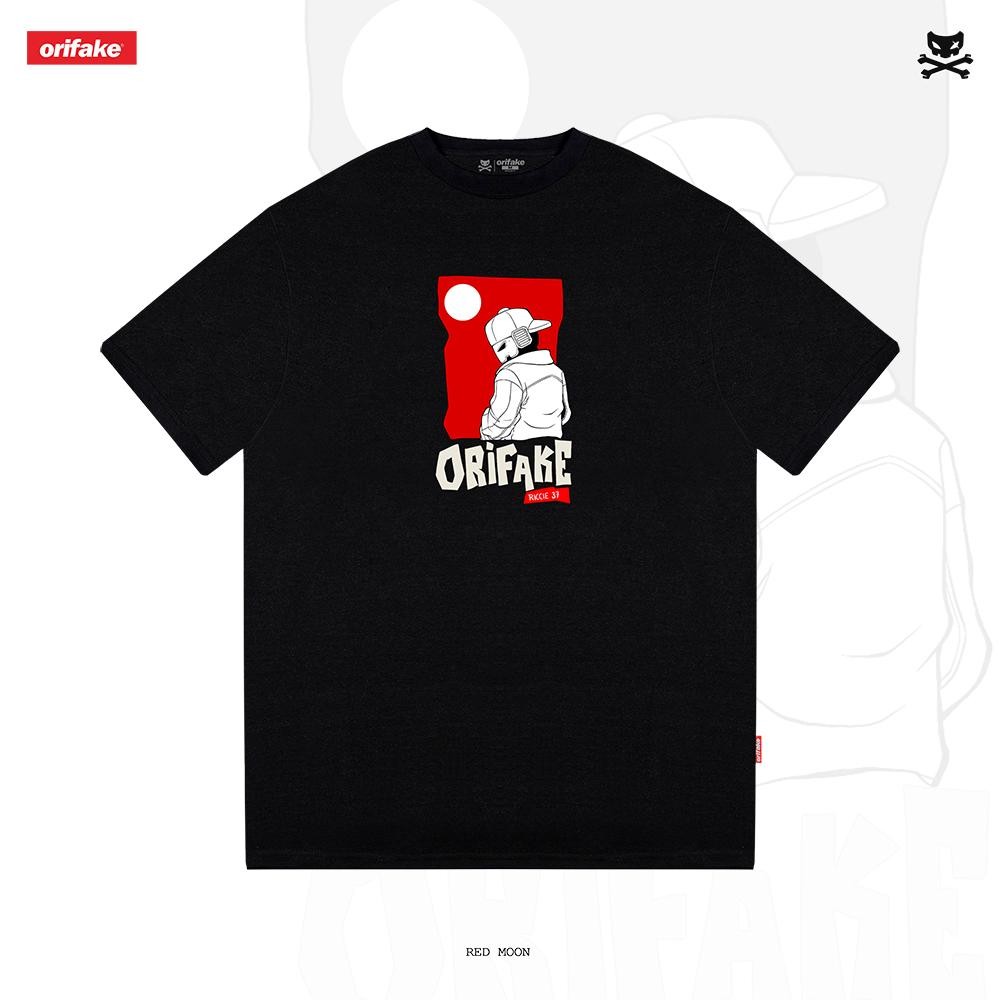 Orifake - เสื้อยืด Red Moon 200gsm