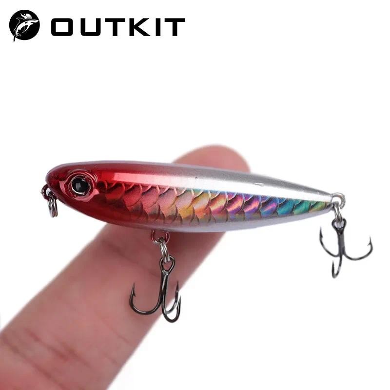 Outkit 5 ซม.2.8g ดินสอลอยตกปลา Lure น้ําสุนัข Hard Lures เหยื่อ Wobbler ประดิษฐ์ Hard เหยื่อตกปลา Pesca