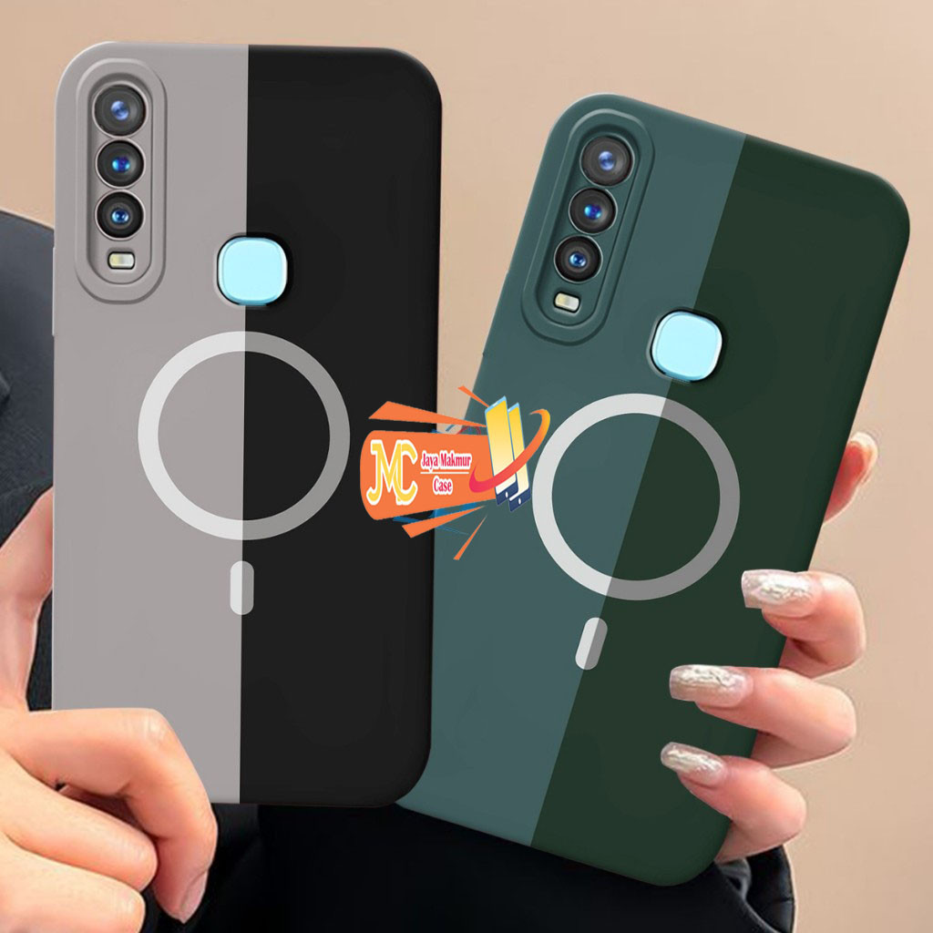 HP [JYM36] Softcase Vivo Y11/Y12/Y12i/Y15/Y16/Y17/Y19 full Color Apple Logo - เคส Vivo - เคส Vivo - 