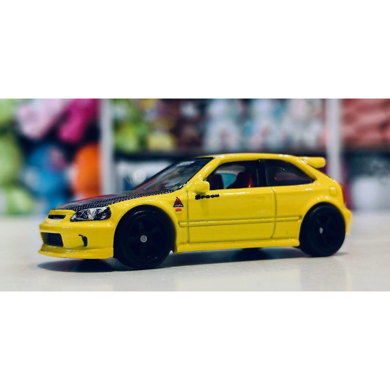 รถเหล็ก ฮอทวีล Hotwheels : ‘99 Honda Civic type R EK9 Spoon (car culture) รถฮอตวีลส์ ฮอนด้า นอกแพ็ค