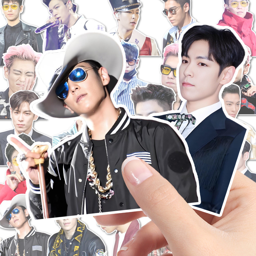 เวลาจํากัด Korean Star bigbang TOP Choi Seung Hyun สติกเกอร์เดี่ยวอุปกรณ์ต่อพ่วงคู่มือ diy การปรับแต่งโน้ตบุ๊คมูลค่าสูงแบรนด์ใหม่
