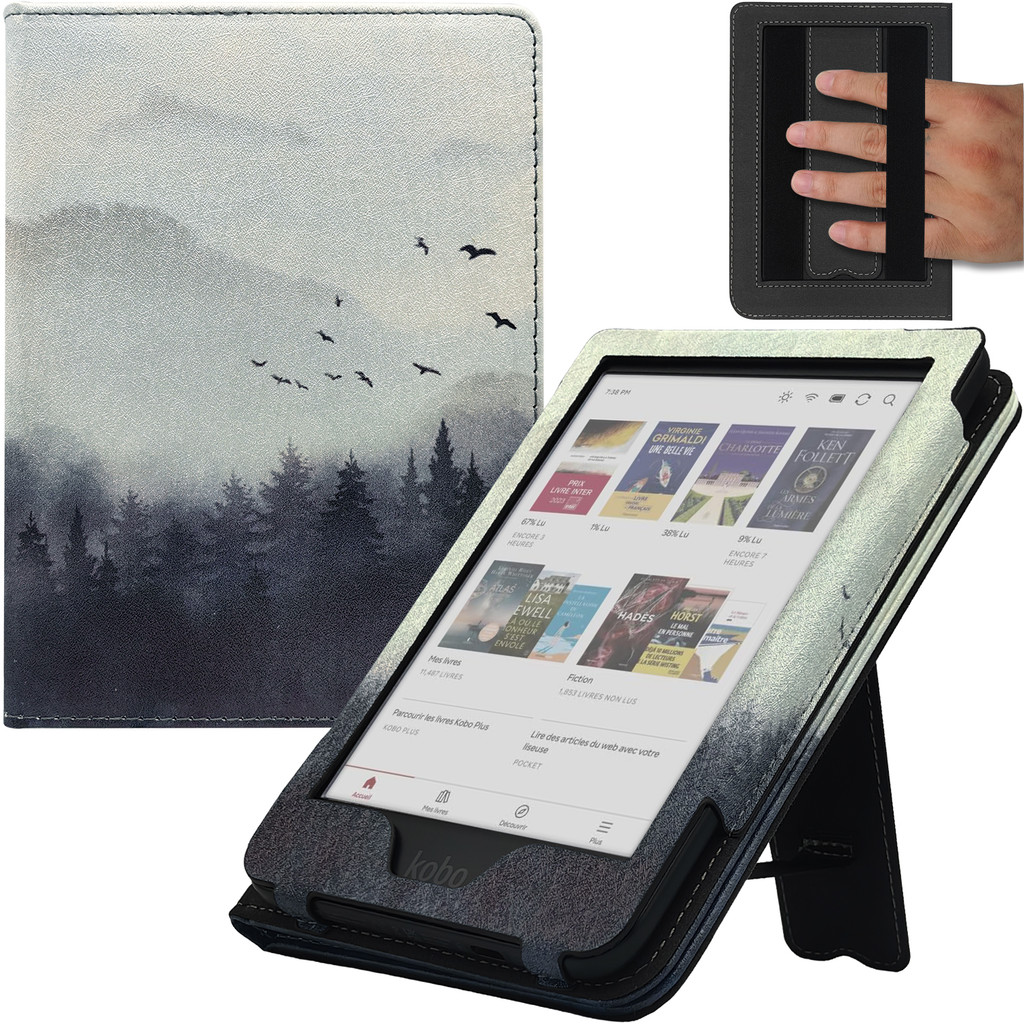 เคส Kobo Clara Colour/Clara BW/Clara 2E เคสป้องกันมือถือขาตั้ง