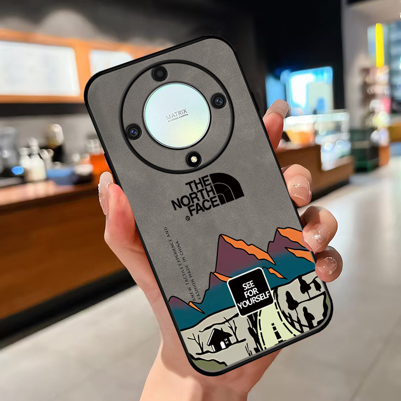 เคส เคสโทรศัพท์ Honor X9a 5G และ Honor X9b 5G กันลื่นและกันกระแทก ขอบนุ่ม ลายหนัง ปกหลังป้องกัน ybpjzgl01