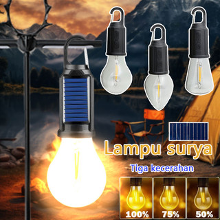 3 Mode Portable Camping Outdoor Light Lampu berkemah portabel dengan kait Outdoor Waterproof Lampu Tenda