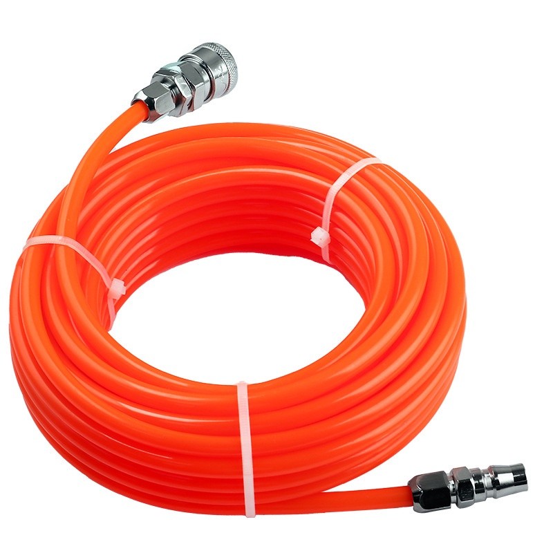 สายลม PU สายตรง 15 เมตร สายลม ใยแก้ว ถัก 5x8 มม. 15 เมตรเต็ม เสริมใยแก้วถัก พร้อมหัวต่อคอปเปอร์ ทนแรงดันสูง การันตี - รูปที่ 4