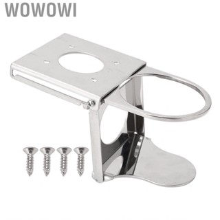 Wowowi RV Adjustable Drink Holder Stainless Steel Cup with 4 Screws for Campervan