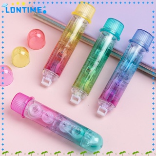 Lontime Two In One เทปกาวลบคําผิด แบบแห้งเร็ว ไล่โทนสีรุ้ง สีขาว สําหรับสํานักงาน