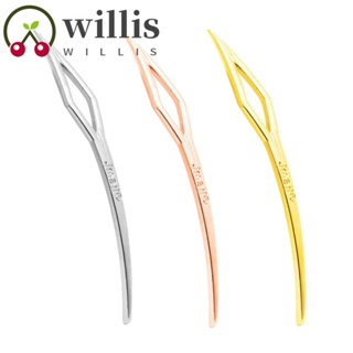 Willis เข็มถักเปีย แบบโลหะ ล็อกเดรดล็อก อุปกรณ์เสริม สําหรับต่อผม DIY