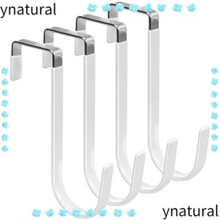 Ynatural ตะขอยาง ป้องกันรอยขีดข่วน สําหรับแขวนประตู ห้องนั่งเล่น 4 แพ็ค