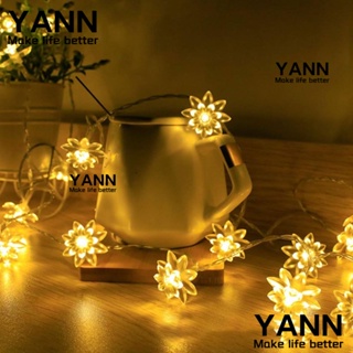 Yann1 สายไฟหิ่งห้อย LED 10 ดวง 1 เมตร ใช้แบตเตอรี่ สําหรับตกแต่งปาร์ตี้คริสต์มาส ฮาโลวีน DIY