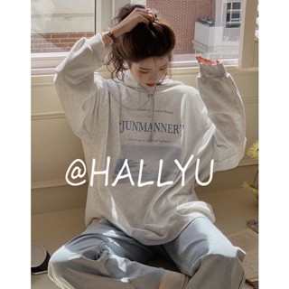 HALLYU  เสื้อผ้าผู้ญิง แขนยาว เสื้อฮู้ด คลุมหญิง สไตล์เกาหลี แฟชั่น  High quality ทันสมัย รุ่นใหม่ Trendy A98J3AQ 36Z230909