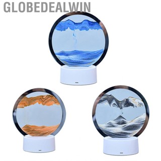 Globedealwin Sand Painting Table Lamp  Charming  Stress 7 Color Light Universal Quicksand Art for Bedrooms Restaurants