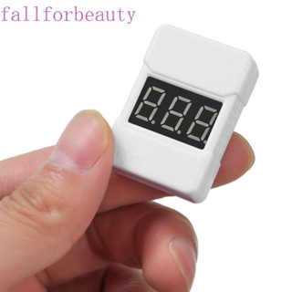 Fallforbeauty เครื่องทดสอบแรงดันไฟฟ้าแบตเตอรี่ สําหรับ 3.7v 7.4v 11.1v 1S-8S