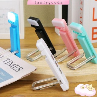 Lanfy โคมไฟอ่านหนังสือ USB แบบคลิปหนีบ ยืดหยุ่น พกพาง่าย ชาร์จได้