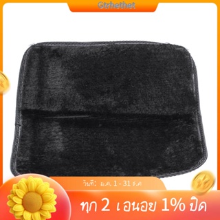 พรมปูพื้น ผ้ากํามะหยี่ขนนิ่ม สีดํา ขนาด 40x40 ซม. สําหรับตกแต่งบ้าน ห้องนอน ห้องนั่งเล่น