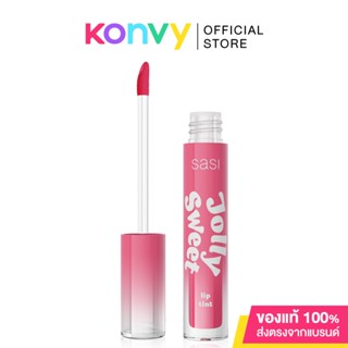 SASI ศศิ ลิปทินท์เนื้อเจลลี่ จอลลี่ สวีท ลิป ทินท์ Jolly Sweet Lip Tint 3g ลิปทินท์สูตรน้ำ เนื้อแน่น สีชัด ติดทน.