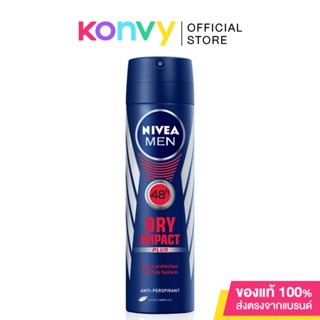 NIVEA Deo Men Dry Impact Spray 150ml.