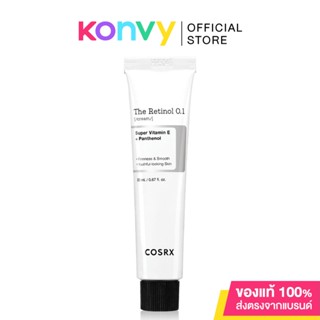 COSRX The Retinol 0.1 Cream 20ml คอสอาร์เอ็กซ์ ครีมเรตินอลบริสุทธิ์ 0.1%.