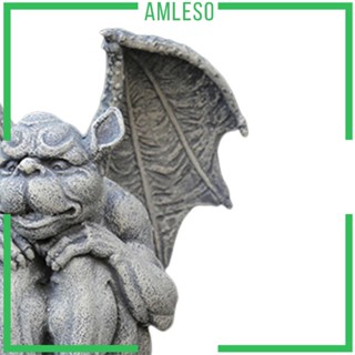 [Amleso] ฟิกเกอร์รูปปั้นการ์โกยล์ สําหรับตกแต่งสวน