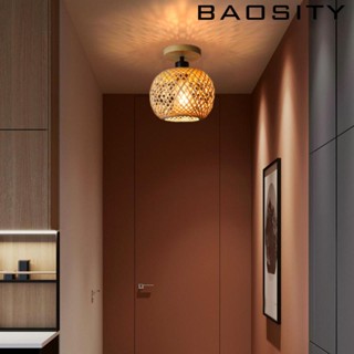 [Baosity] โคมไฟเพดานไม้ไผ่ ไม่มีหลอดไฟ 110-120V สําหรับตกแต่งร้านอาหาร