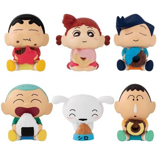 ชุดโมเดลฟิกเกอร์ Crayon Shin-chan and Friends Delicacies ของเล่นสําหรับเด็ก