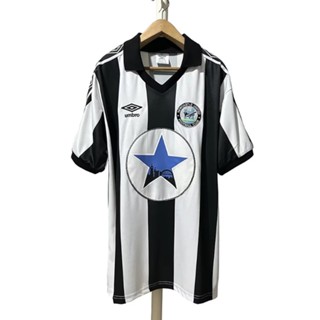 เสื้อกีฬาแขนสั้น ลายทีมชาติฟุตบอล Newcastle United 80-82 ชุดเหย้า คุณภาพสูง สไตล์วินเทจ