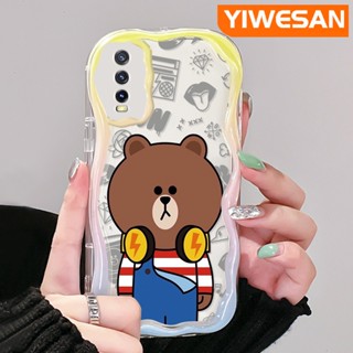 ใหม่ เคสโทรศัพท์มือถือแบบนิ่ม ใส กันกระแทก ลายการ์ตูนหมี สําหรับ VIVO Y20 Y20i Y20S Y12s Y20 2021 Y11s Y12A Y20T Y20S M Y20S D