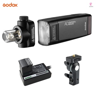 Godox AD200Pro Pocket Flash - Portable Wireless TTL Flash with Changeable Flash Head for   Fujifilm Olympus Panasonic Pentax Canon EOS Cameras