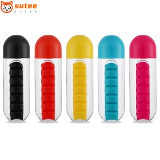 Sutee 2 in 1 ขวดน้ํา กันรั่วซึม แบบพกพา 600 มล.