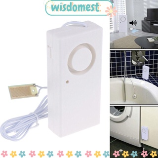 Wisdomest เครื่องตรวจจับการรั่วไหลของน้ํา แจ้งเตือนความปลอดภัย โรงรถ บ้าน อ่างอาบน้ํา อ่างล้างจาน เครื่องตรวจจับน้ําล้น