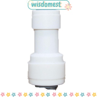 Wisdomest ข้อต่อท่อเครื่องกรองน้ํา ระบบน้ํา RO 3/8 นิ้ว เป็น 1/4 นิ้ว 10 ชิ้น