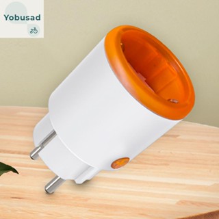 [Yobusad.th] Tuya ปลั๊กไฟอัจฉริยะ EU 16A Zigbee 3.0 พร้อมมอนิเตอร์พาวเวอร์