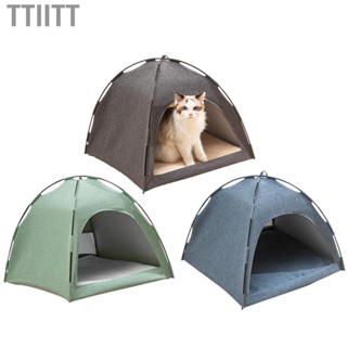 Ttiitt Tent Large Space Pet House Breathable Washable Dog Bed For Small