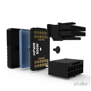 Utakee อะแดปเตอร์การ์ดจอ PCIe5 0 ATX3 0 12VHPWR ติดทนนาน