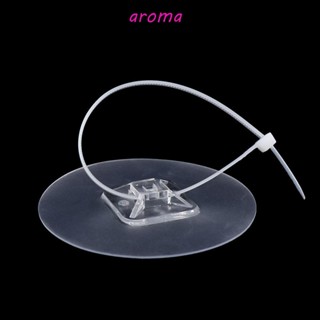 Aroma ตะขอติดผนัง กันตก ปลอดภัย สําหรับเก็บสายเคเบิ้ล เฟอร์นิเจอร์