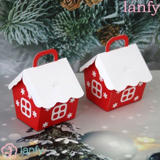 Lanfy กล่องขนมขบเคี้ยว บิสกิต ขนมขบเคี้ยว ของขวัญคริสต์มาส ทนทาน สําหรับเด็ก