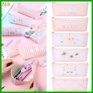 กระเป๋าดินสอ หนัง PU นิ่ม กันน้ํา ขนาดใหญ่ สําหรับใส่ปากกามาร์กเกอร์